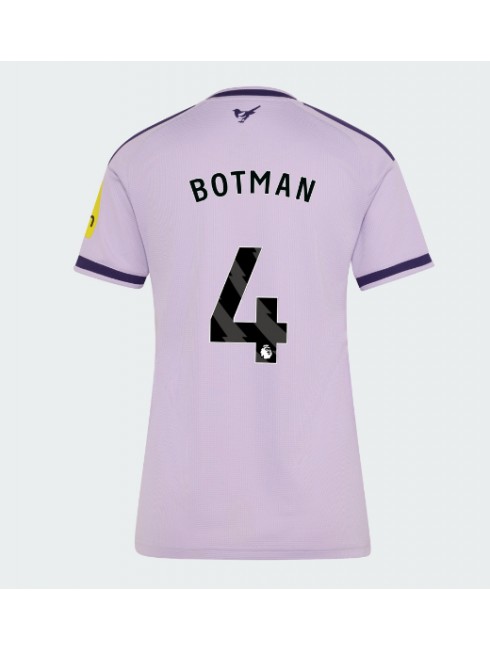 Newcastle United Sven Botman #4 Ausweichtrikot für Frauen 2026-27 Kurzarm Newcastle United Sven Botman #4 Ausweichtrikot für Frauen 2026-27 Kurzarm